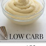 Low carb vanilla pudding keto & sugar free