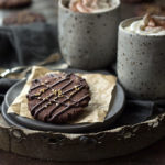 Low carb chocolate sesame cookies have a crispy texture & taste like brownies!