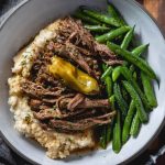 Slow Cooker Mississippi Roast (pepperoncini pot roast)