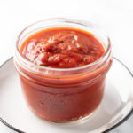 sugar free keto pizza sauce in a jar